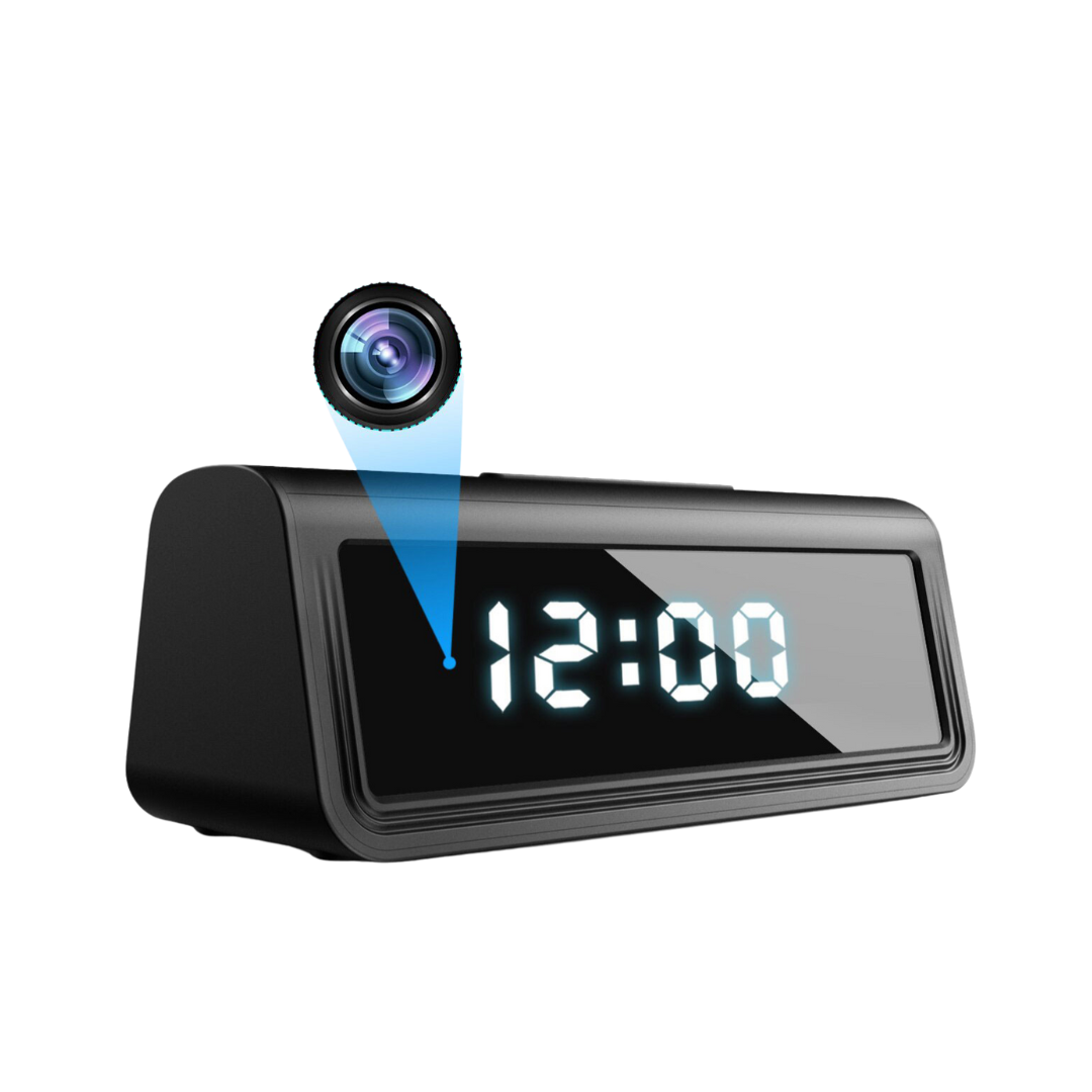 HCW-04 - 2K ALARM CLOCK WIFI HIDDEN CAMERA, 2K RESOLUTION