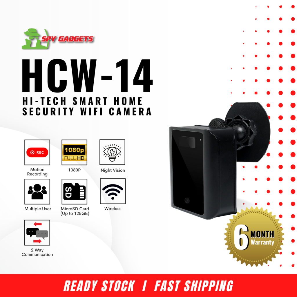 HiTech Smart Home Security Wifi Camera Spygadgets