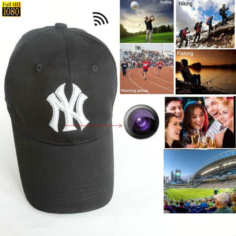 Cap Wifi Camera Full HD, High Resolution - Spygadgets
