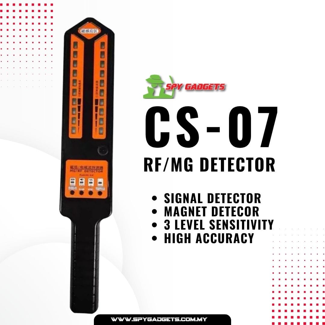 CS-07 - RF/MG DETECTOR FOR GPS TRACKER, HIDDEN CAMERA, MAGNET VOICE RECORDER - Image 3